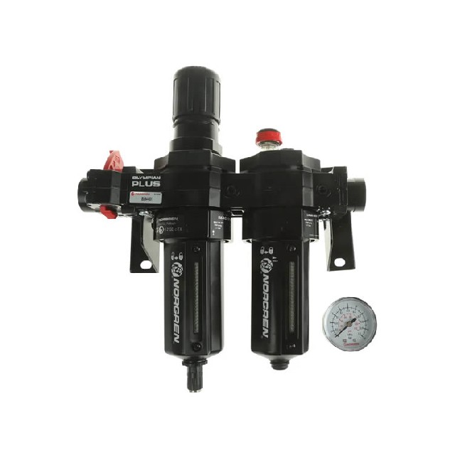 Norgren G 3/4 FRL 带压力表过滤器调节器 BL64-601