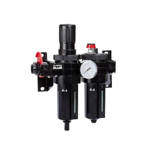 Norgren G 1/4 FRL带压力表过滤器调节器润滑器 BL64-201