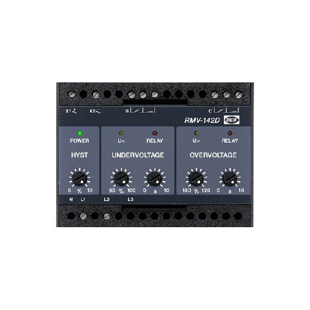 DEIF RMV-112D 过压/欠压继电器 保护电压继电器